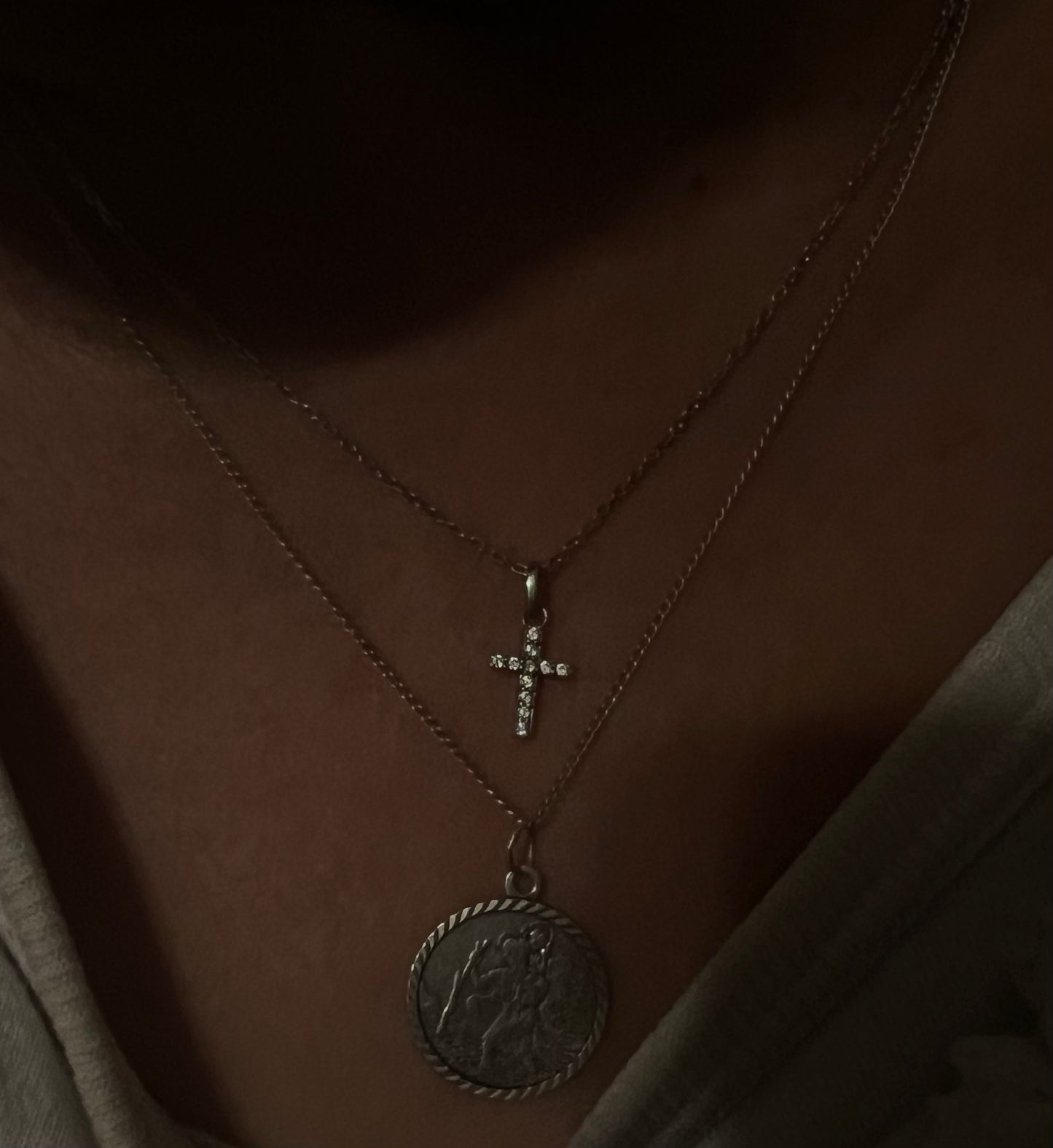 The mini APG cross necklace